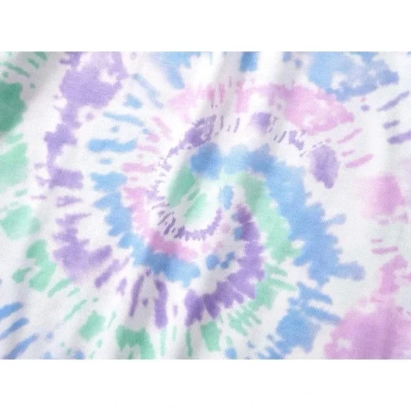 Beezizac Tie Dye Pajama 2-piece Set Kids Size 10 - Picture 4 of 7